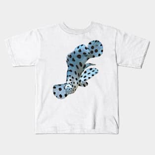 Juvenile Grouper Abstract | Underwater Art Floating Fish | Variation in White | Kids T-Shirt